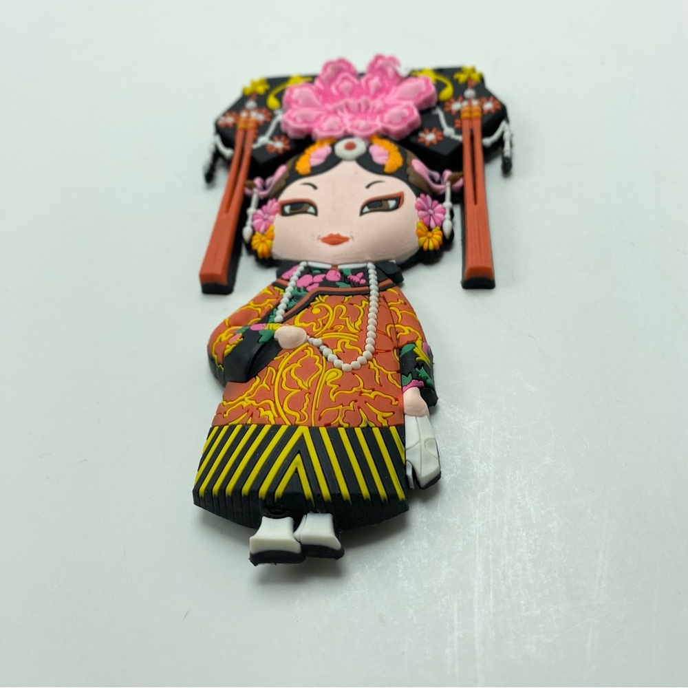 Colorful Traditional Doll Keychain